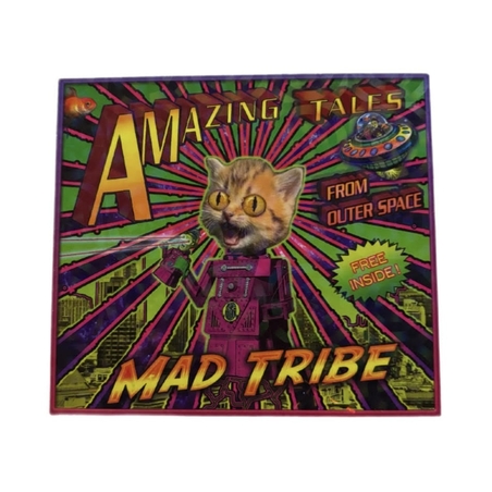 גלויה MAD TRIBE -amazing tales from outer space
