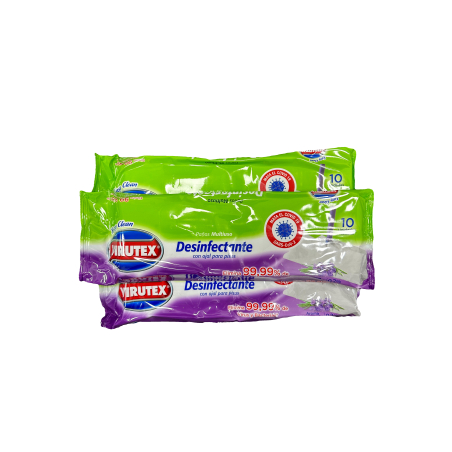 3 יחידות מגבונים מבושמים לניקוי רצפות משמיד חיידיקים 99.9%