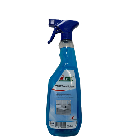 ספריי מקצועי לניקוי מסכי טלויזיה  TANET MULTICLEAN 750ML