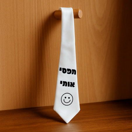 עניבת פוליאסטר סאטן