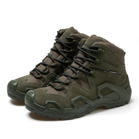 נעלי הרים/ טקטיות צבע ירוק 
