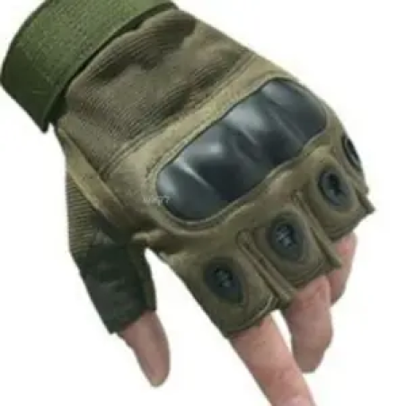 כפפות ירוק חצי L