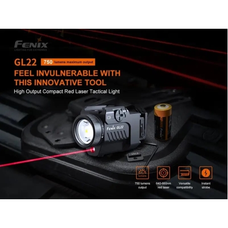 פנס לאקדח + ציין אדום 