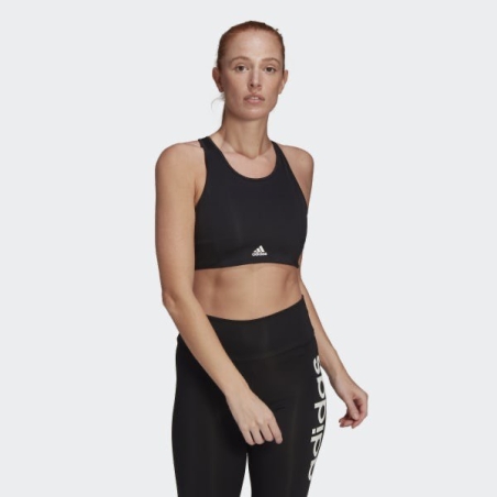 חזיית אדידס | Adidas Aeroready Designed 2 Move 3-Stripes Sports Bra