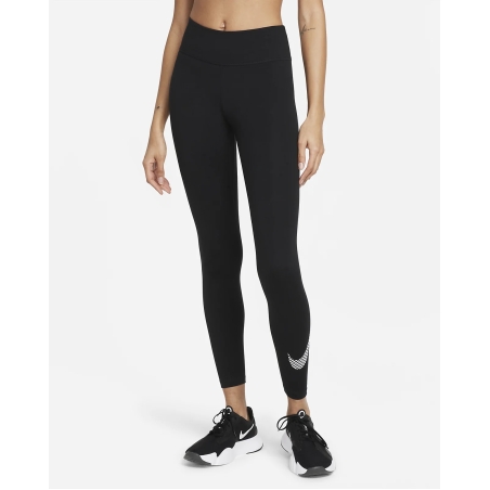 טייץ נייק לנשים | Nike Dri-FIT One Icon Clash Mid-Rise Graphic Leggings