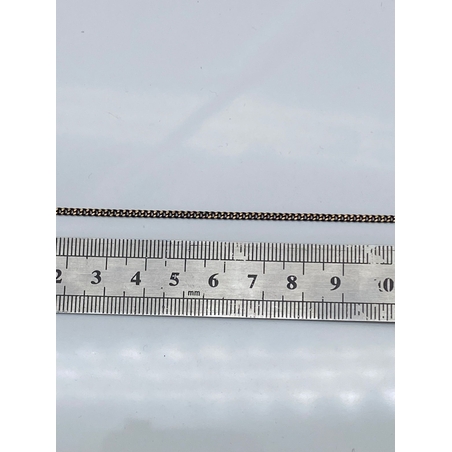 שרשרת פנצר פליז בציפוי שחור מגולח 4