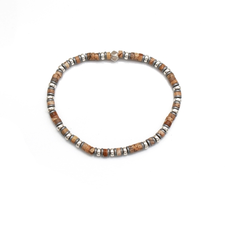 צמיד פול לגבר- כסף 925 ואבני חן