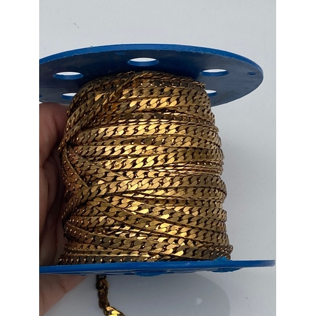 שרשרת פנצר גורמט DC פליז 5.5*7 ממ ללא ציפוי (21)