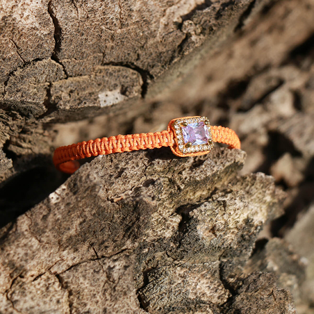 צמיד הוואנה - כתום, סגול, זהב