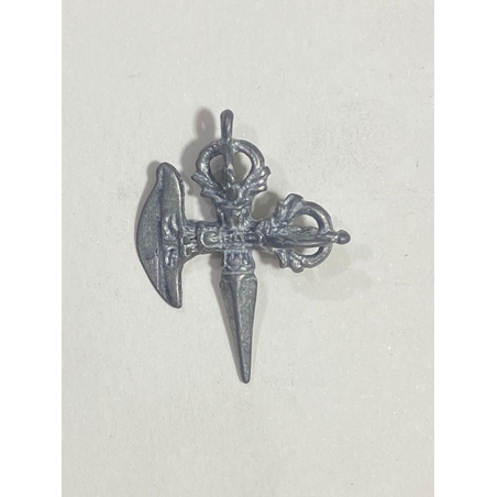 תליון וג'רה טיבטי- יציקת מזק ללא ציפוי (28)