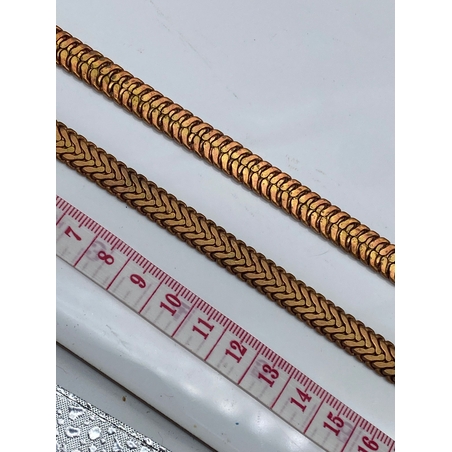 שרשרת פוקסטייל פליז רוחב 9 ממ ללא ציפוי (16)