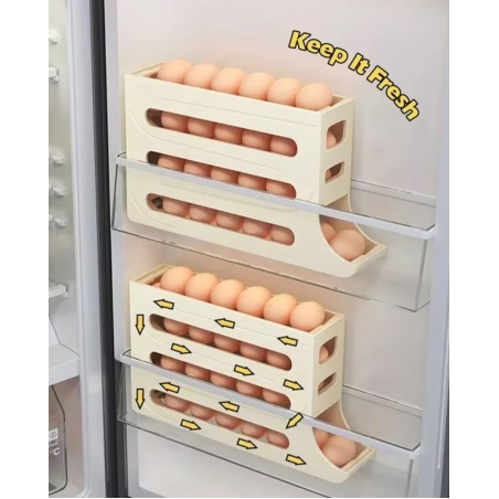מארגן ביצים למקרר