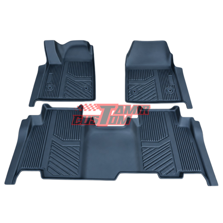 שטיחי 3D ל-GMC Sierra EV סיירה חשמלית 2024 ומעלה AT4 Denali Elevation