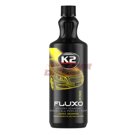 K2 FLUXO PRO שמפו חומצי לרכב ולציפוי קרמי 1 ליטר