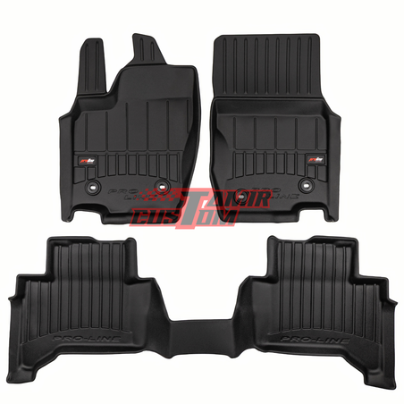 שטיחי 3D לטויוטה לנד קרוזר 2025 ומעלה (3 חלקים) Proline