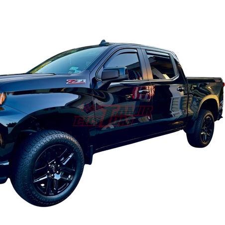 מגני רוח בהשחלה פנימית לשברולט סילברדו Chevrolet Silverado 2020 ומעלה גמישים ונשלפים