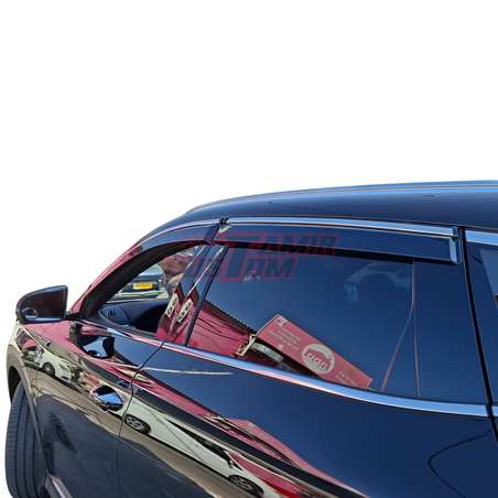 מגני רוח עם פס ניקל ל-BYD סיל U 2023 ומעלה