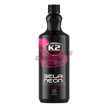 שמפו קצף ורוד בניחוח תות K2 Bela Neon Pro (1 ליטר)