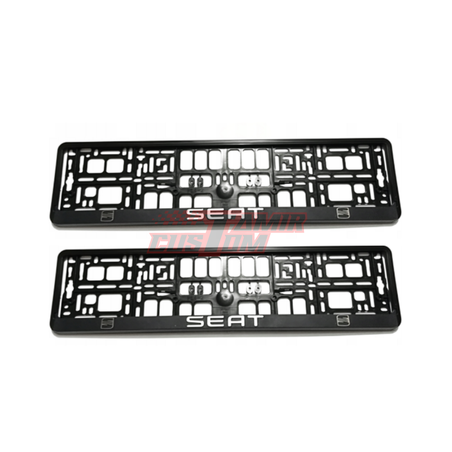 זוג מסגרות ללוחית רישוי עם סמל יונדאי