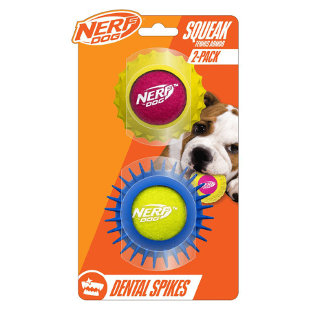 שני כדורי משחק דנטליים NERF