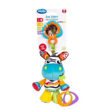 בובת פעילות נתלית זברה פלייגרו PLAYGRO