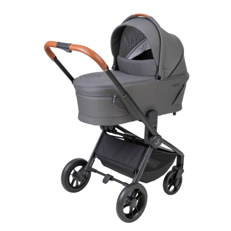 עגלת ספורטליין אקסל CIELO XL UNIQUE 2024 אפור ידית חומה SPORTLINE