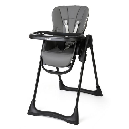 כסא אוכל לתינוק מגיל חצי שנה דגם ביסטרו צבע אפור INFNTI