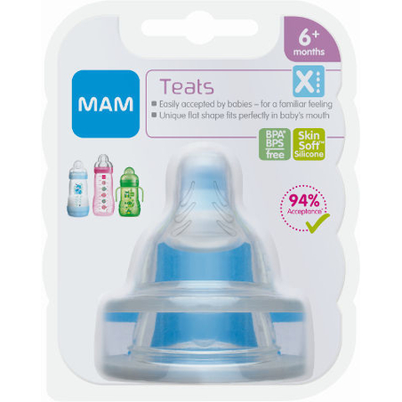 מאמ/mam זוג פטמות שלב x