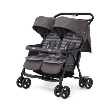 עגלת תאומים AIRE JOIE dark pewter
