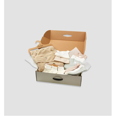 מארז לידה Cream teddy bear דובי אוהב קרם
