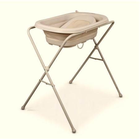 אמבטיה סיליקון מתקפלת כולל מעמד צינורית ומושב אמבטיה דפני מתקפל BEBE