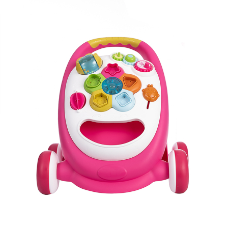 הליכון הצעד הראשון דובר עברית Spark Toys - ורוד