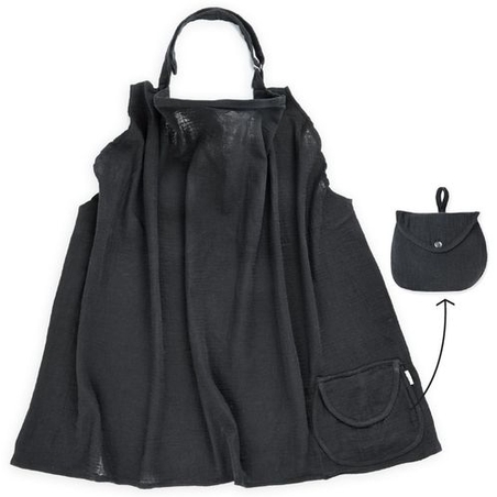 סינר הנקה טטרא עם קשת קשיחה לורה סוויסרה LAURA צבע שחור