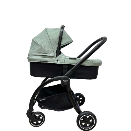 עגלת בובקט 3 שלד שחור BABY BOOS בייבי בוס ריפוד בד