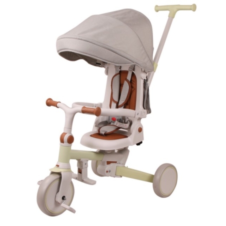תלת אופן 4-1 PREMIUM שמנת מנטה שילוב חום infanti