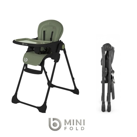 החסיכון שלך: 20% כיסא אוכל מתכוונן דגם מיני פולד ביסמרט- Bsmart mini fold בצבע ירוק