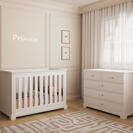 STUDIO BOUTIQUE COLLECTION חדר שינה לתינוק פרינסס – מיטה חסרה במלאי