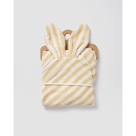 מגבת קפוצון שפן פסים צהוב L'ORENS