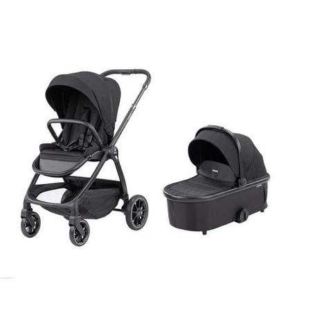 עגלת תינוק משולבת כולל אמבטיה וטיולון דגם Leona שחור