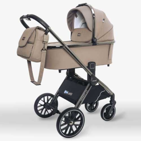 עגלת תינוק משולבת כולל אמבטיה וטיולון Legacy LX שמנת אינפנטי