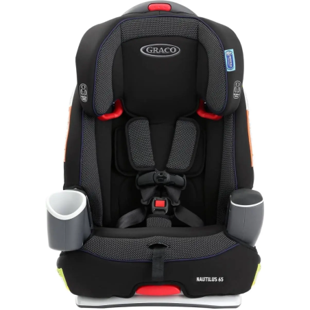 כיסא בטיחות מגיל שנה דגם Nautilus 65 שחור GRACO