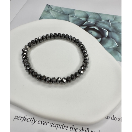 צמיד - Hematite black