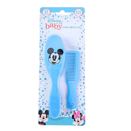 סט מברשת ומסרק מיקי מאוס