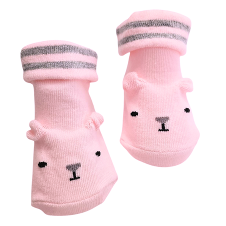 זוג גרביים - צבע ורוד