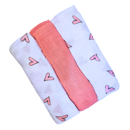 שלישיית חיתולי במבוק לתינוקת