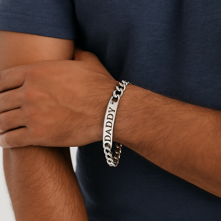 צמיד לאבא לגבר DADY מסטיינילסטיל מטורף!