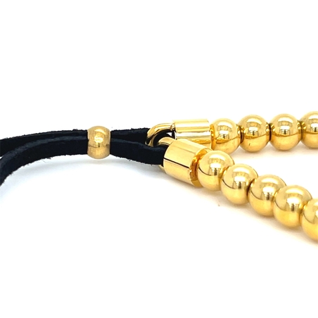 צמיד סטיל ציפוי צהוב מושלם