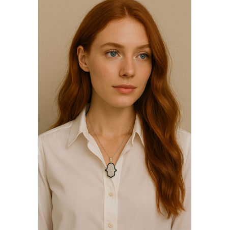 שרשרת חמסה מכסף טהור