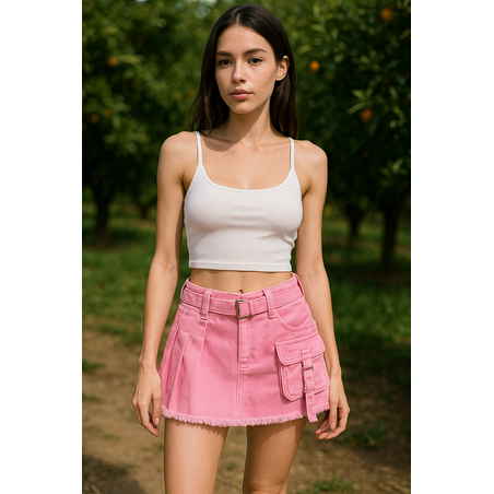 חצאית מכנס וורוד סטייל היסטרי למי שמבינה ! אחד