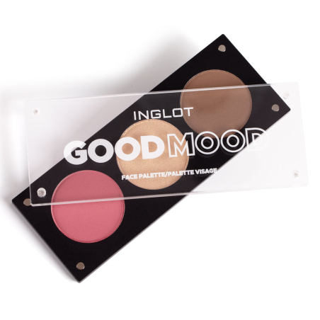 INGLOT GOOD MOOD - פלטת ברונזר היילייטר וסומק